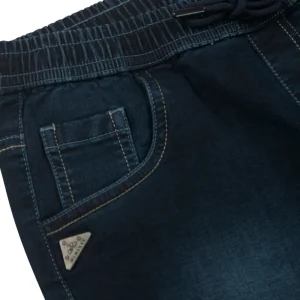 Gini And Jony Boys Blue Washed Denim Bermuda Elasticated