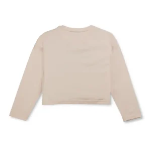 Girls Pink Solid Cotton Knits Top