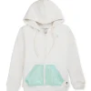 Gini And Jony Girls White Solid Fleece Full Sleeves Knits Jacket
