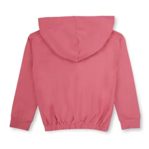 Gini And Jony Girls Pink Typographic Print Cotton Knits Top Full Sleeves 9-12M