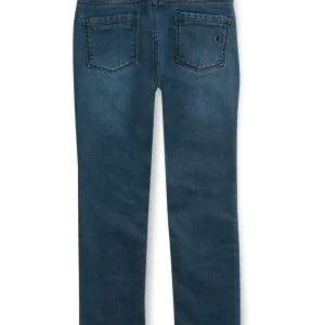 Gini And Jony Boys Blue Washed Denim Jeans Fixed Waist