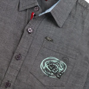Gini And Jony Boys Solid Cotton Shirt