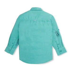 Gini And Jony Boys Solid Cotton Shirt