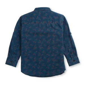 Gini And Jony Boys Solid Cotton Shirt
