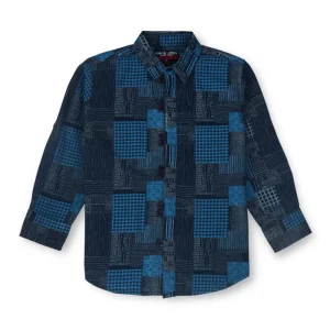 Gini And Jony Boys Solid Cotton Shirt