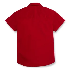 Gini And Jony Boys Solid Cotton Shirt
