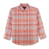 Gini & Jony Baby Boys Regular Fit Checkered Spread Collar Casual Shirt