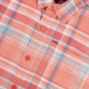 Gini & Jony Baby Boys Regular Fit Checkered Spread Collar Casual Shirt