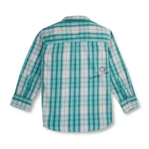 Gini And Jony Boys Solid Cotton Shirt