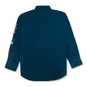 Gini And Jony Boys Solid Cotton Shirt