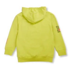 Gini And Jony Boys Green Printed Fleece Full Sleeves Sweat Shirt