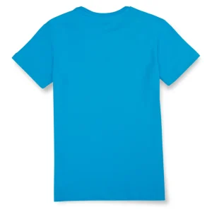 Gini And Jony Boys Blue Printed Cotton Half Sleeves T-Shirt