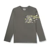 Gini & Jony Boys' Blue T-Shirt Knitshand-Wash Regular Fit
