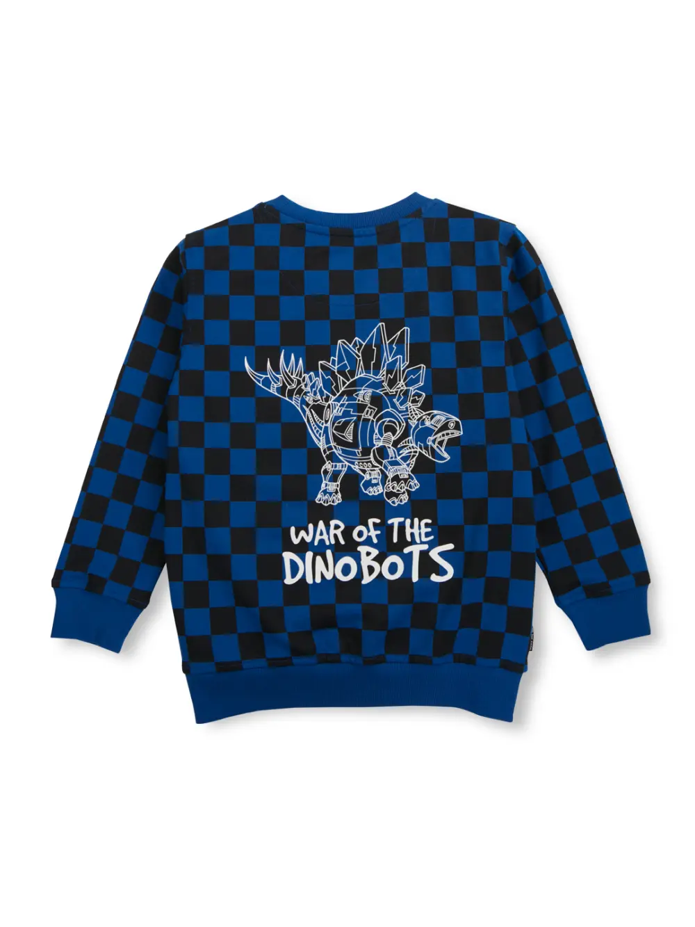 Boys Blue Cotton Printed Sweatshirt