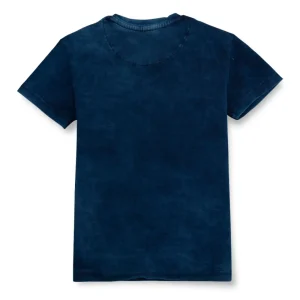 Gini And Jony Boys Blue Graphic Print Cotton T-Shirt Half Sleeves
