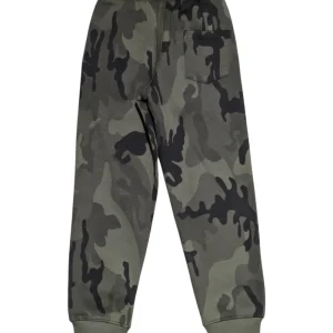 Gini And Jony Boys Olive Camouflage Cotton Track Pant Elasticated