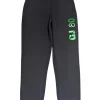 Gini And Jony Boys Black Typographic Print Cotton Track Pant Elasticated