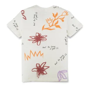 Gini And Jony Boys White Typographic Print T-Shirt Half Sleeves
