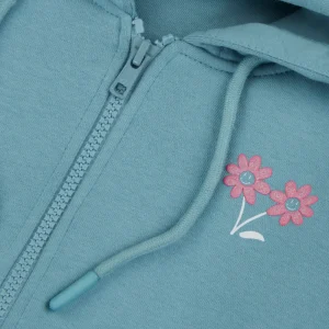 Gini & Jony Girls Full Sleeve Printed Hooded Sweatshirt
