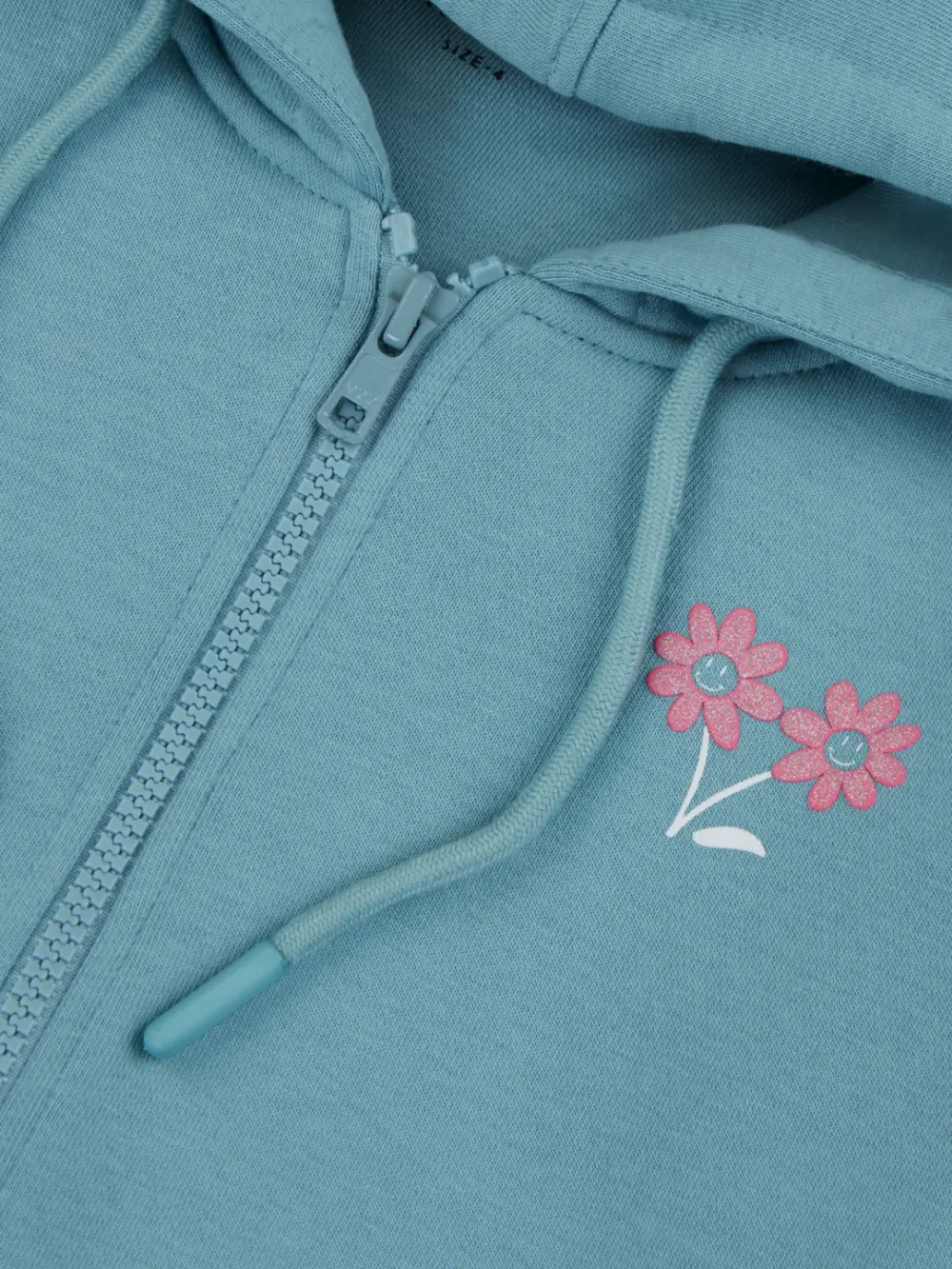 Gini & Jony Girls Full Sleeve Printed Hooded Sweatshirt