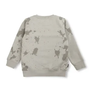 Boys Blue Cotton Printed Sweatshirt