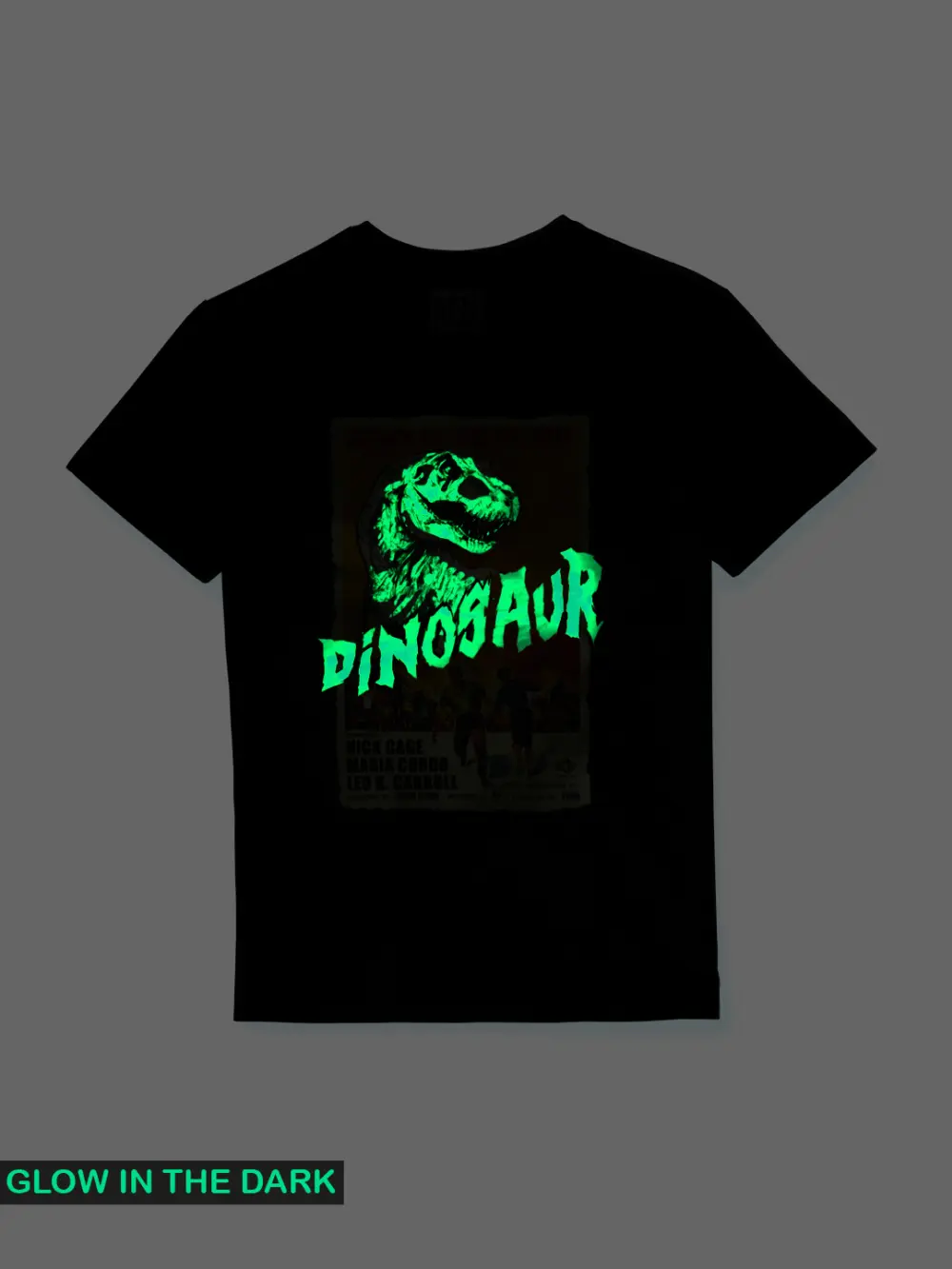Gini And Jony Boys Black Graphic Print Cotton T-Shirt Half Sleeves
