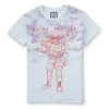 Gini & Jony Boys' Blue T-Shirt Knitshand-Wash Regular Fit