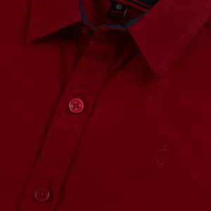 Gini And Jony Boys Solid Cotton Shirt