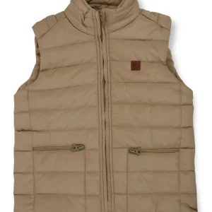 Gini And Jony Boys Brown Solid Polyster Full Sleeves Heavy Winter Jacket