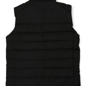 Gini And Jony Boys Black Solid Taffeta Heavy Winter Jacket Sleeveless