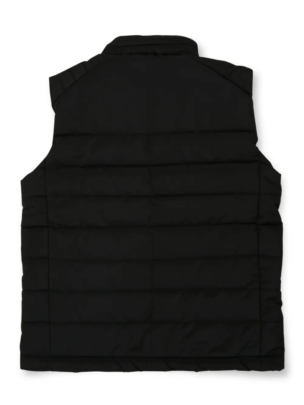 Gini And Jony Boys Black Solid Taffeta Heavy Winter Jacket Sleeveless