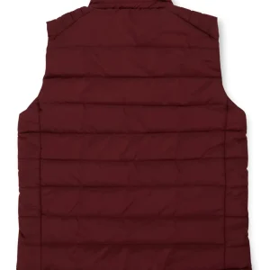 Gini And Jony Boys Maroon Solid Polyster Full Sleeves Heavy Winter Jacket