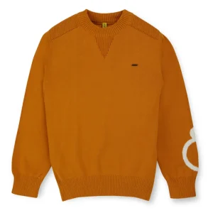 Gini And Jony Cotton Full Sleeves Pullover Logo Print