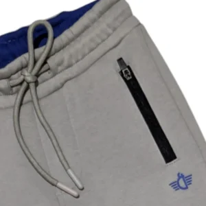 Gini And Jony Boys Grey Logo Cotton Track Pant Elasticated
