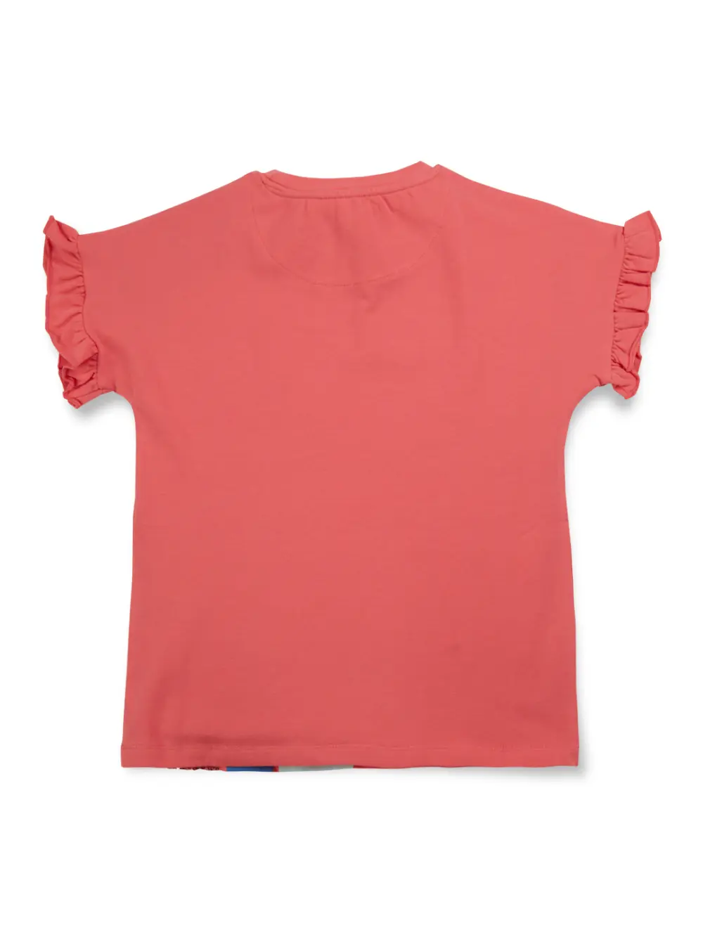 Gini And Jony Girls Cotton Round Neck Half Sleeves Knits Top