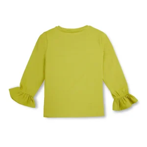 Gini And Jony Girls Cotton Round Neck Half Sleeves Knits Top