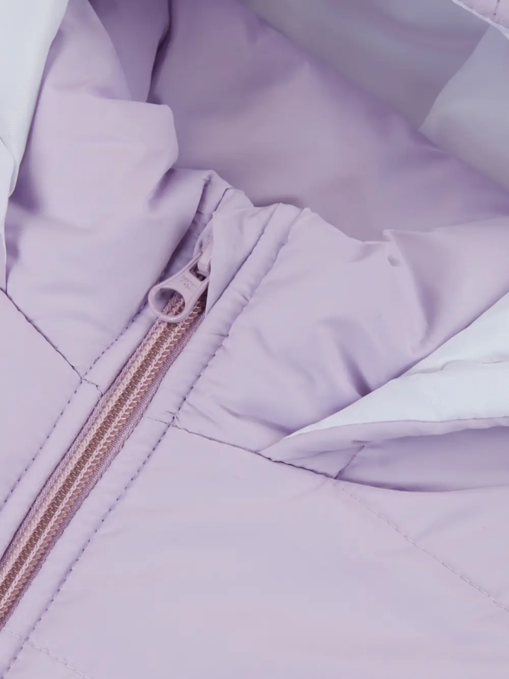 Gini And Jony Girls Lavender Solid Polyester Heavy Winter Jacket Sleeveless 9-10 Years