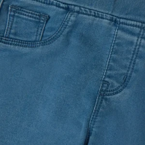 Girls Grey Knits Solid Jeggings