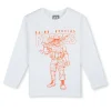Gini & Jony Boys' Blue T-Shirt Knitshand-Wash Regular Fit