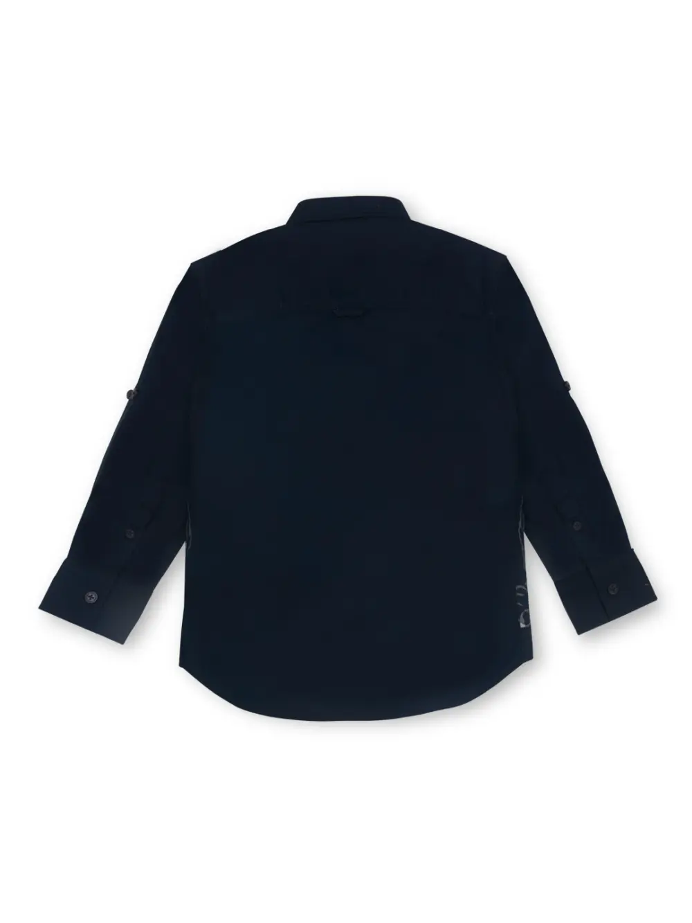 Gini And Jony Boys Navy Blue Graphic Print Shirt Full Sleeves