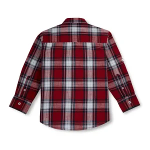Gini And Jony Boys Solid Cotton Shirt