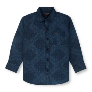 Gini And Jony Boys Solid Cotton Shirt