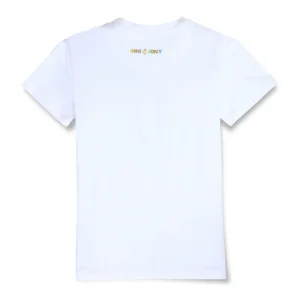 Gini And Jony Boys White Digital Print Cotton Single Jersey T-Shirt Half Sleeves