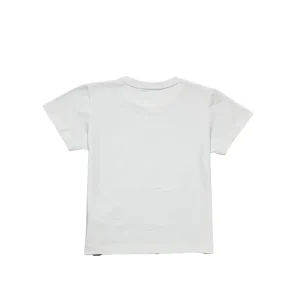 Gini And Jony Girls White Digital Print Lycra Knits Top Half Sleeves 9-10 Years