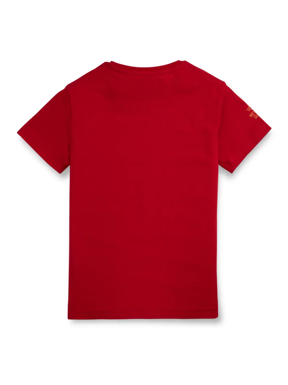 Gini & Jony Boys' Blue T-Shirt Knitshand-Wash Regular Fit