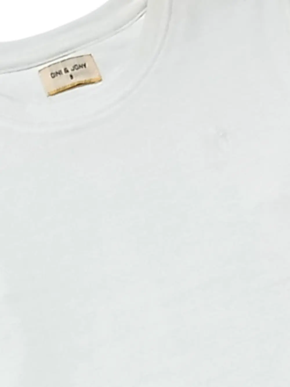 Gini And Jony Girls White Solid Cotton Knits Top Half Sleeves 3-4 Years