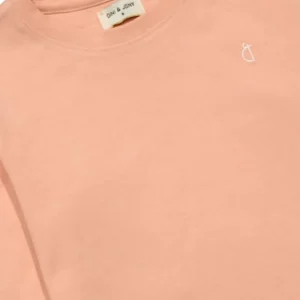Gini And Jony Girls Peach Solid Cotton Knits Top Half Sleeves 3-4 Years