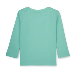 Gini And Jony Girls Cotton Round Neck Half Sleeves Knits Top
