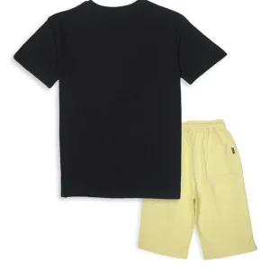 Gini & Jony Boys Multicolor Printed Cotton Co-Ordinate Set