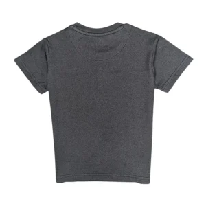 Gini And Jony Boys Grey Logo Cotton T-Shirt Half Sleeves